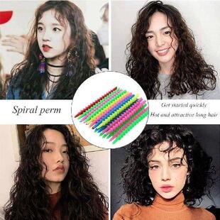 Hair Perm Rods Spiral Hair Perm Rods DIY Plastic Hair Rods