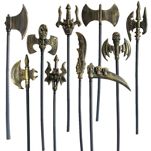 Halloween weapon equipment Scythe Trident axe stage Cosplay