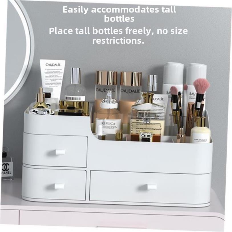 化妆组织者桌面梳妆台组织者抽屉化妆品存储