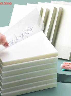 Transparent sticky notes with scrapes stickers sticky simple