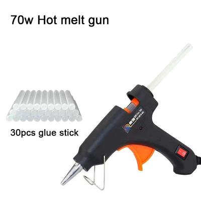 70W Hot Melt Glue Gun With 7MM Transparent Glue Stick Mini G