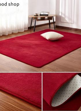 160x200cm Short-haired coral velvet carpet living room rug