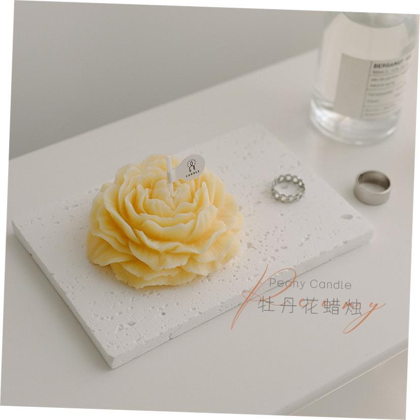 Peony Flower Scented Candles Home Decoration Wedding