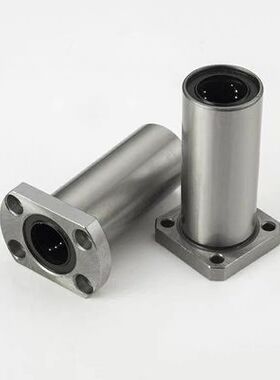 LMK8 10 12 16 20 25L 30 35 40 50 60 80LUU加长方法兰6直线轴承