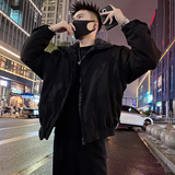 A52/P138控178 2025男士秋冬座山雕保暖棉服外套痞帅男士上衣黑3,男装棉衣,电商A366, A52/P138控178 2025男士秋冬座山雕保暖棉服外套痞帅男士上衣黑3,男装棉衣,电商A366,