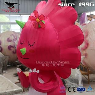 自贡恐龙厂家定制卡通三角龙恐龙彩灯花灯公园景区美陈亮化产品