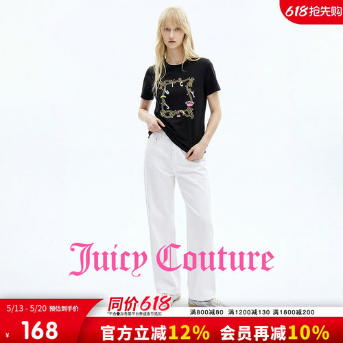 JuicyCouture橘滋圆领T恤