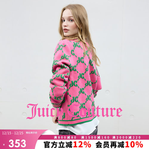JuicyCouture橘滋提花针织衫