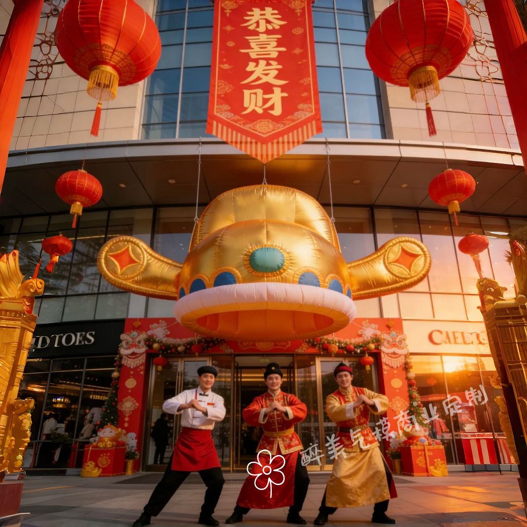 2026新款财神帽充气气模春节开业庆典迎财神爷金色帽子装饰道具,节庆用品/礼品,充气气模,淘宝优惠券,粉丝福利购,淘宝优惠卷