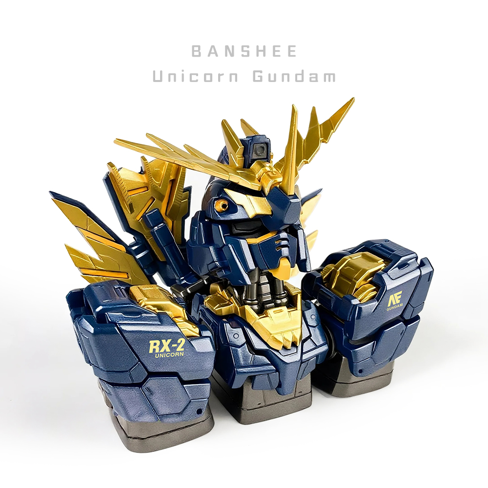 报丧女妖三连键帽 独角兽二号机 RX-0高达机体 机械键盘透光按键