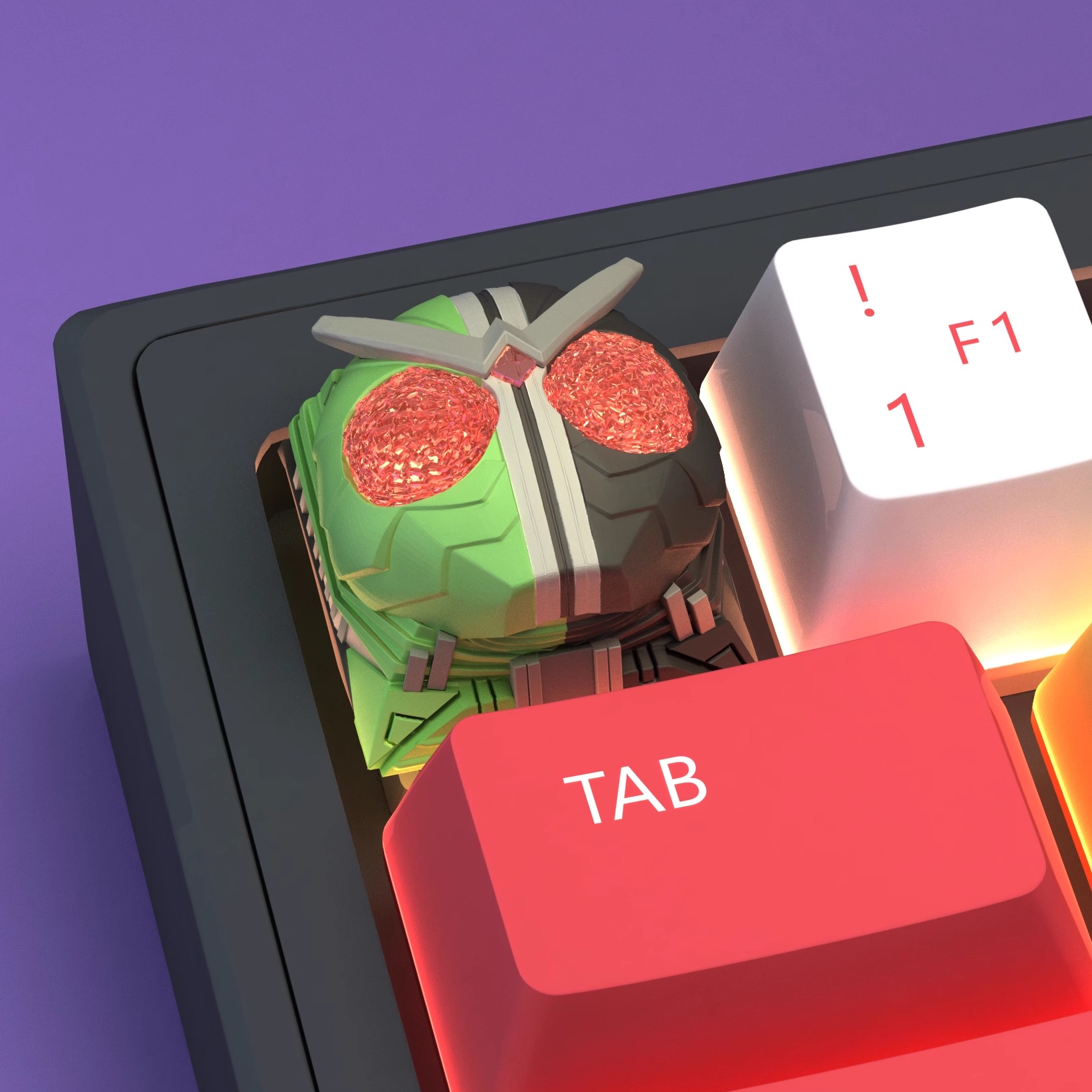 假面骑士键帽电王个性空