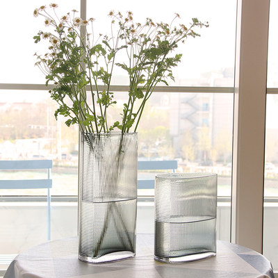 淇鹏北欧玻璃花瓶客厅创意插花