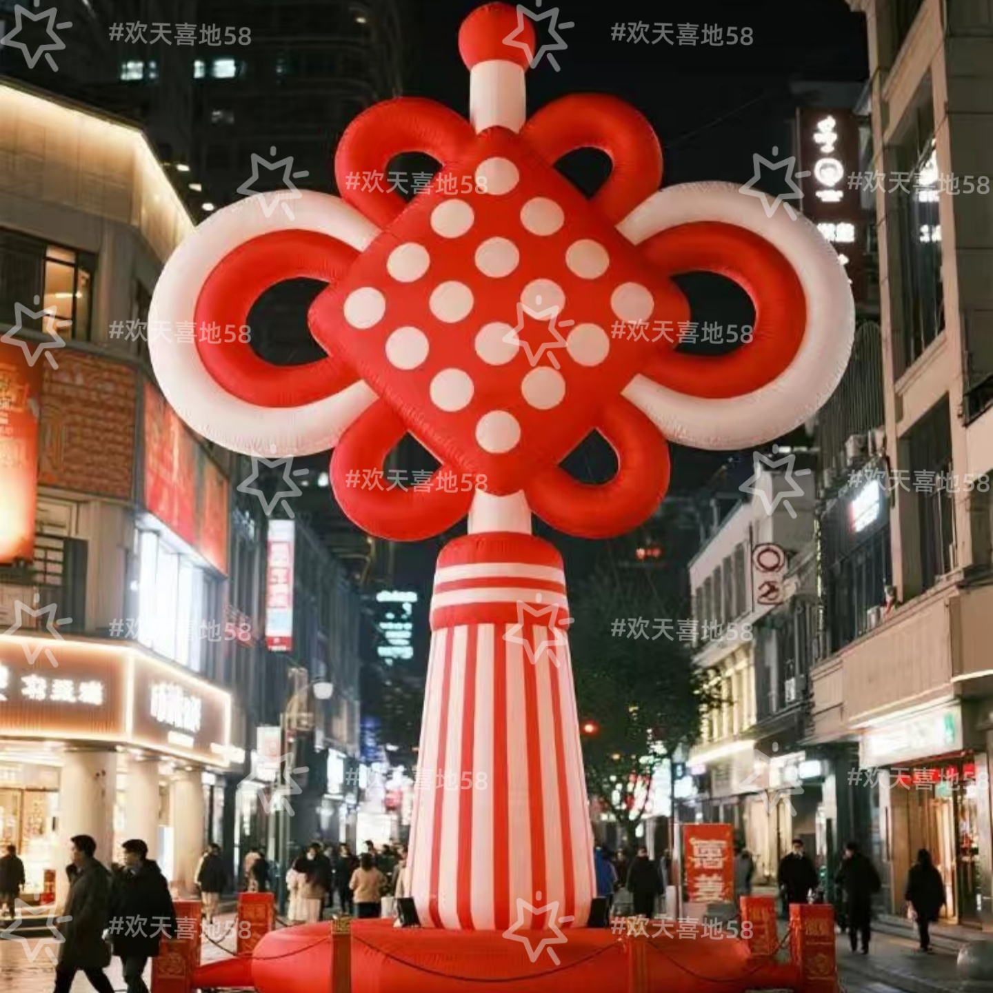 2026马年春节中国结造型气模定制