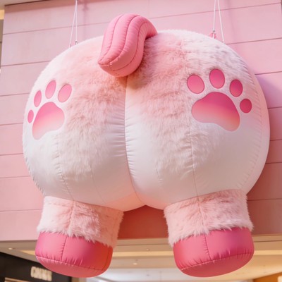 2026马年春节毛绒拍马屁毛绒摆件