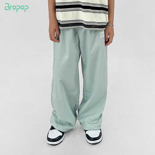 Bropop休闲速干降落伞裤男童裤子