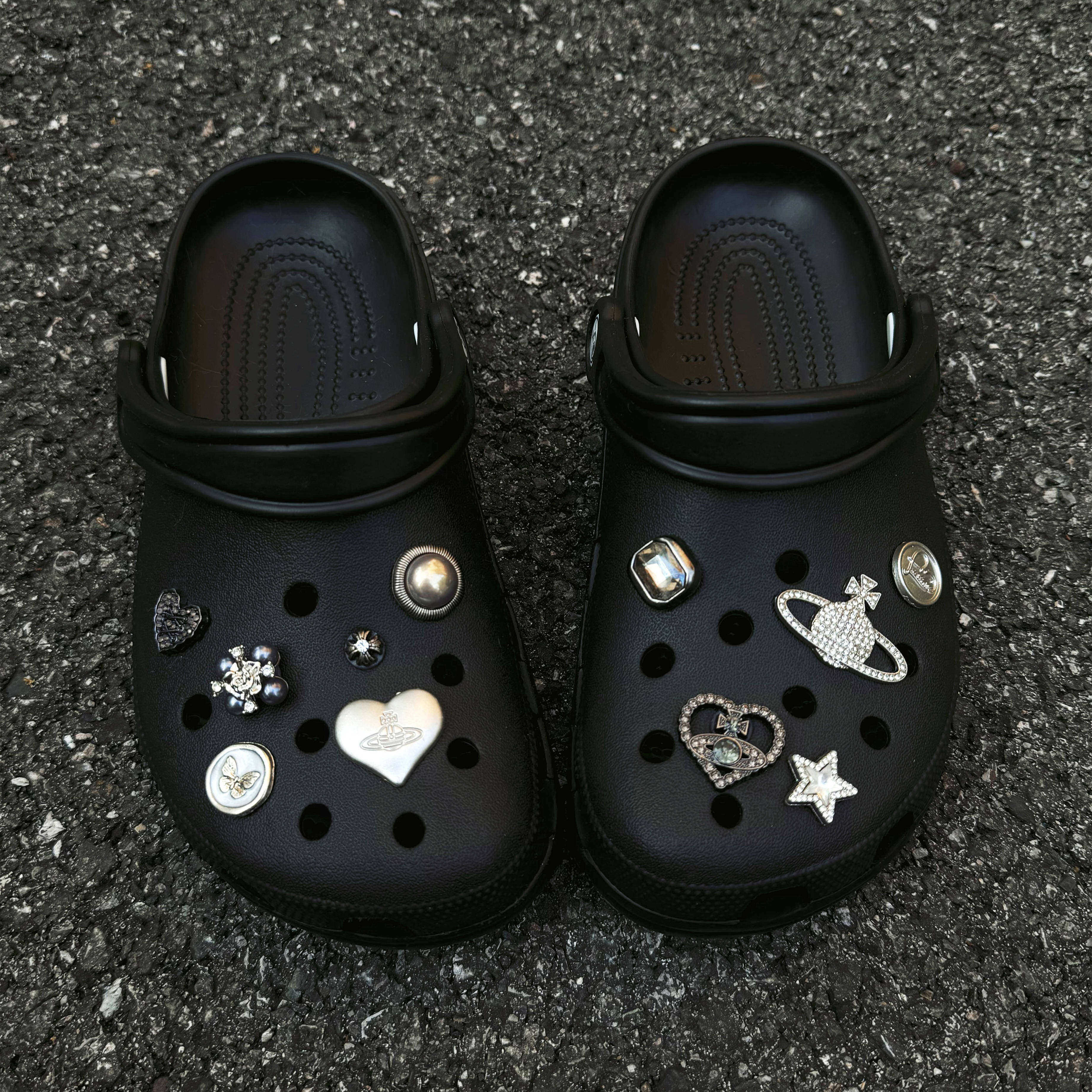 【失落土星】适配卡骆驰crocs洞洞鞋扣配饰鞋花鞋扣DIY玛丽珍芭蕾