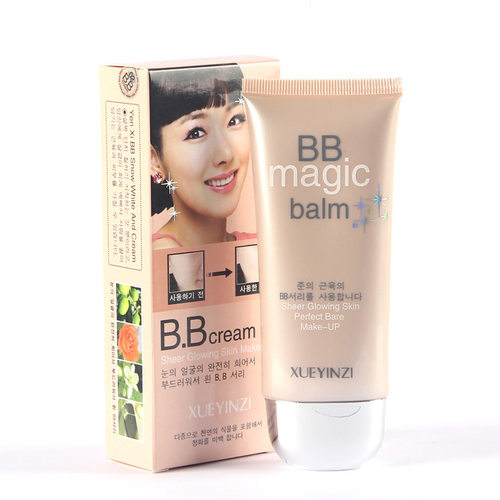 彩妆 雪樱子雪颜纯皙嫩白BB裸妆霜 控油保湿BB霜遮瑕强60ml