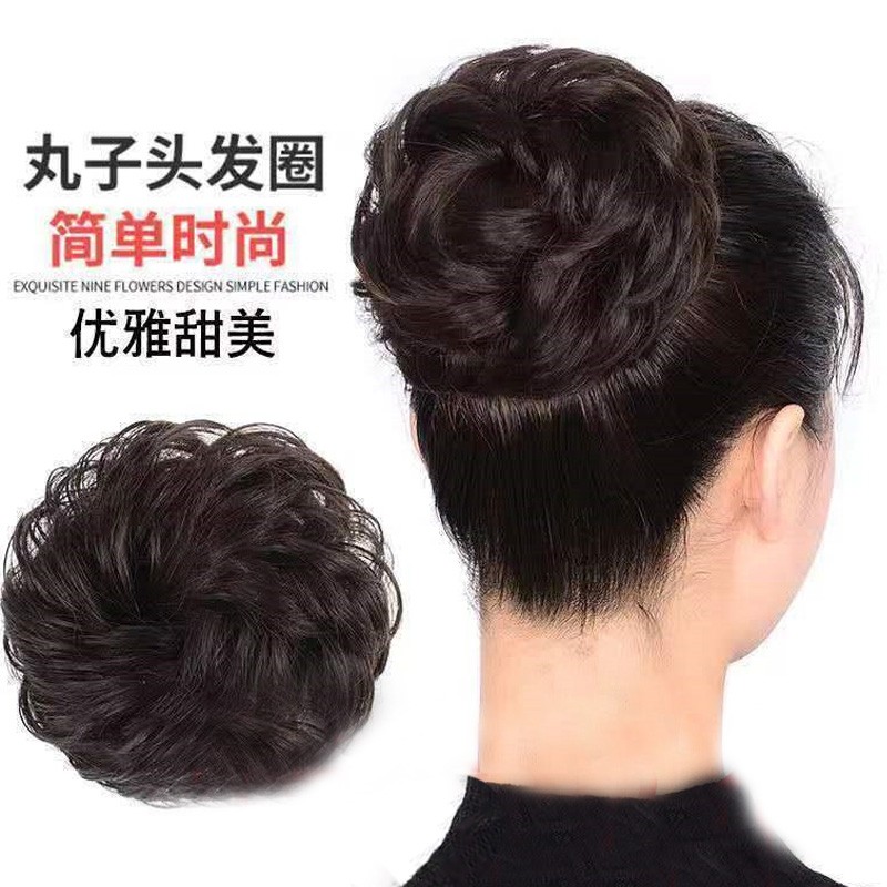 假发髻懒人盘发发圈广场舞旗袍发