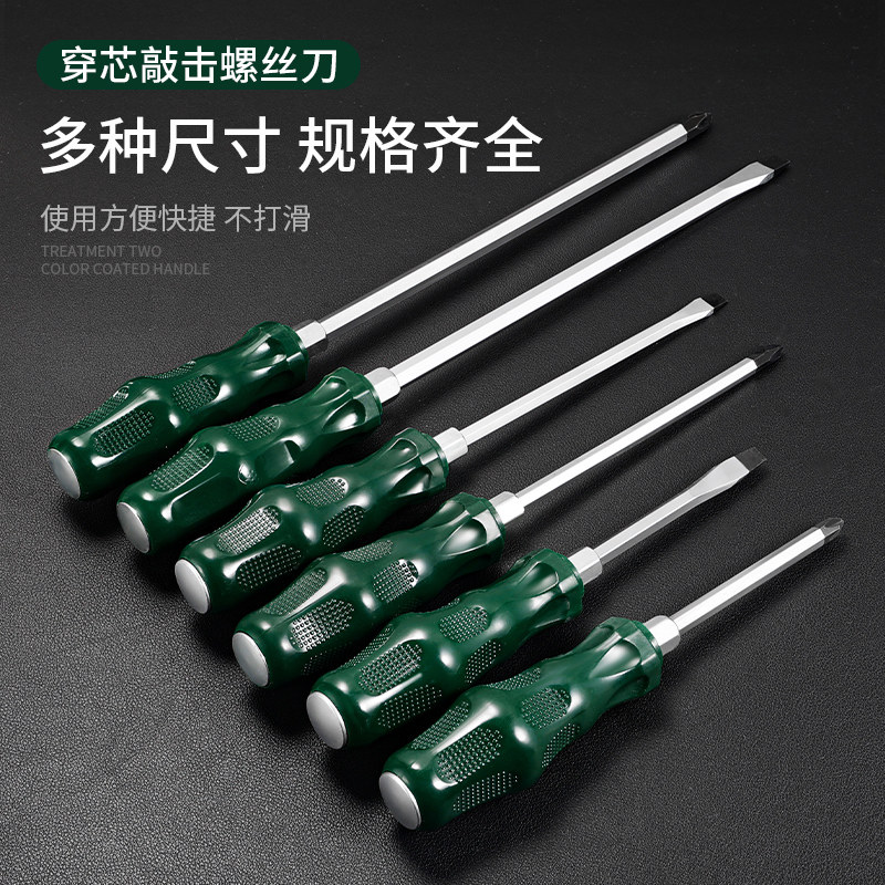 工业级螺丝刀十字一字高硬度强磁梅花螺丝批套装平口起子手动改锥