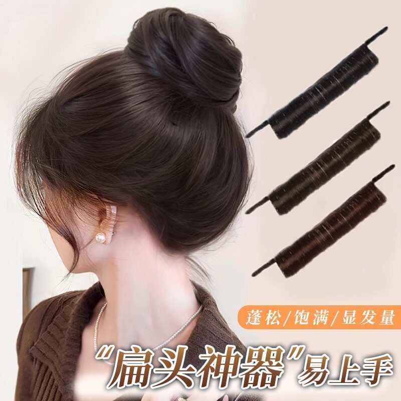 扭扭棒假发发圈女增量蓬松假发包