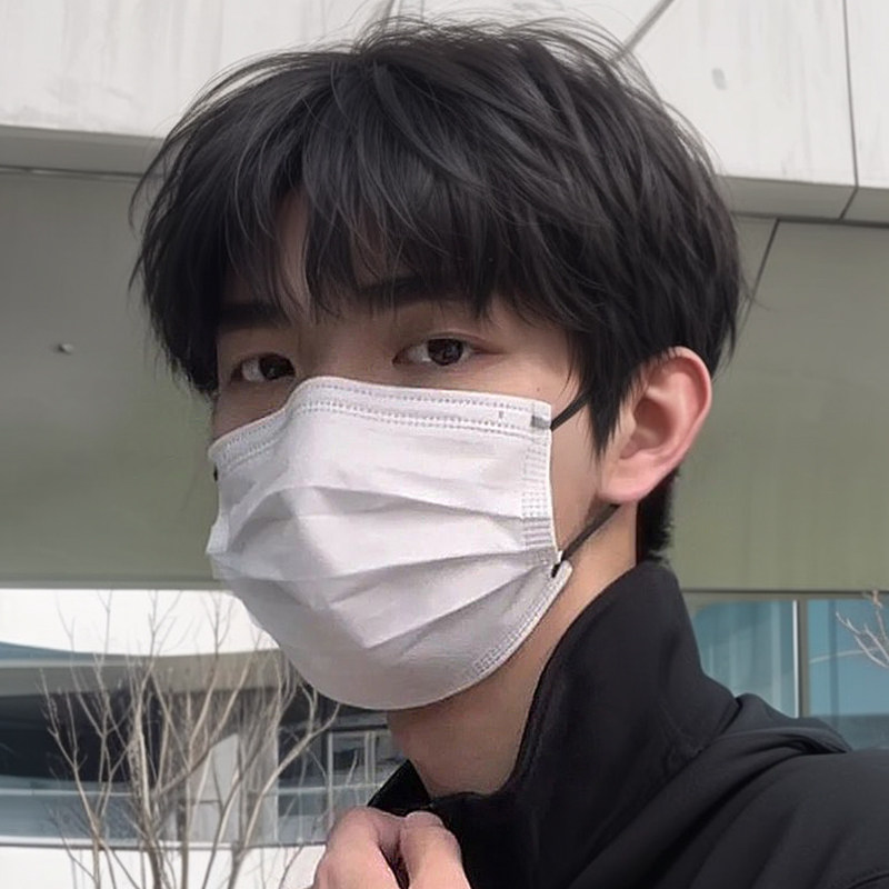 韩版帅气假发男短发微分碎盖男式