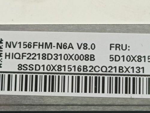 NV156FHM-N6A V8.0 1920/1080 小口EDP 窄边高亮度 拆机A屏