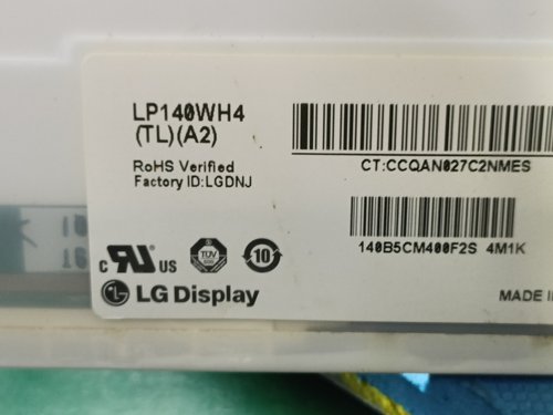 LG LP140WH4 1366/768  小口40针LED 拆机A屏  显示效果完美