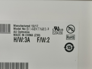 B140XTN03.3 768分辨率30针EDP接口拆机A屏 14寸1366