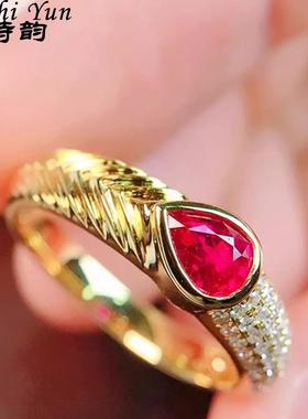 纯银s925ing红奢百搭小众