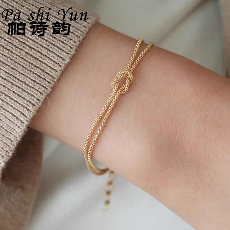 s925通体纯银手链新款式女士手镯