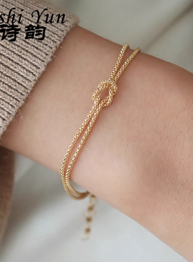 s925通体纯银手链新款式女士手镯