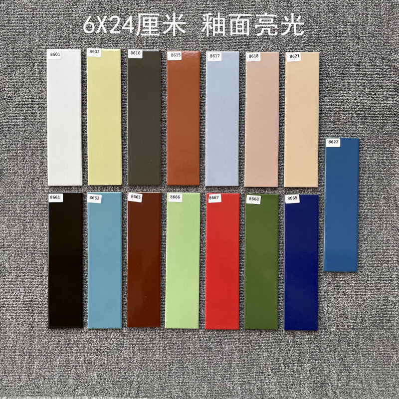 通体60哑光条砖自建房室外抗冻*240农村瓷砖外墙砖劈开全瓷砖别墅