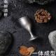 纯钛酒杯酒盅一体成型小酒杯高脚随身便携户外旅行白酒杯子复古