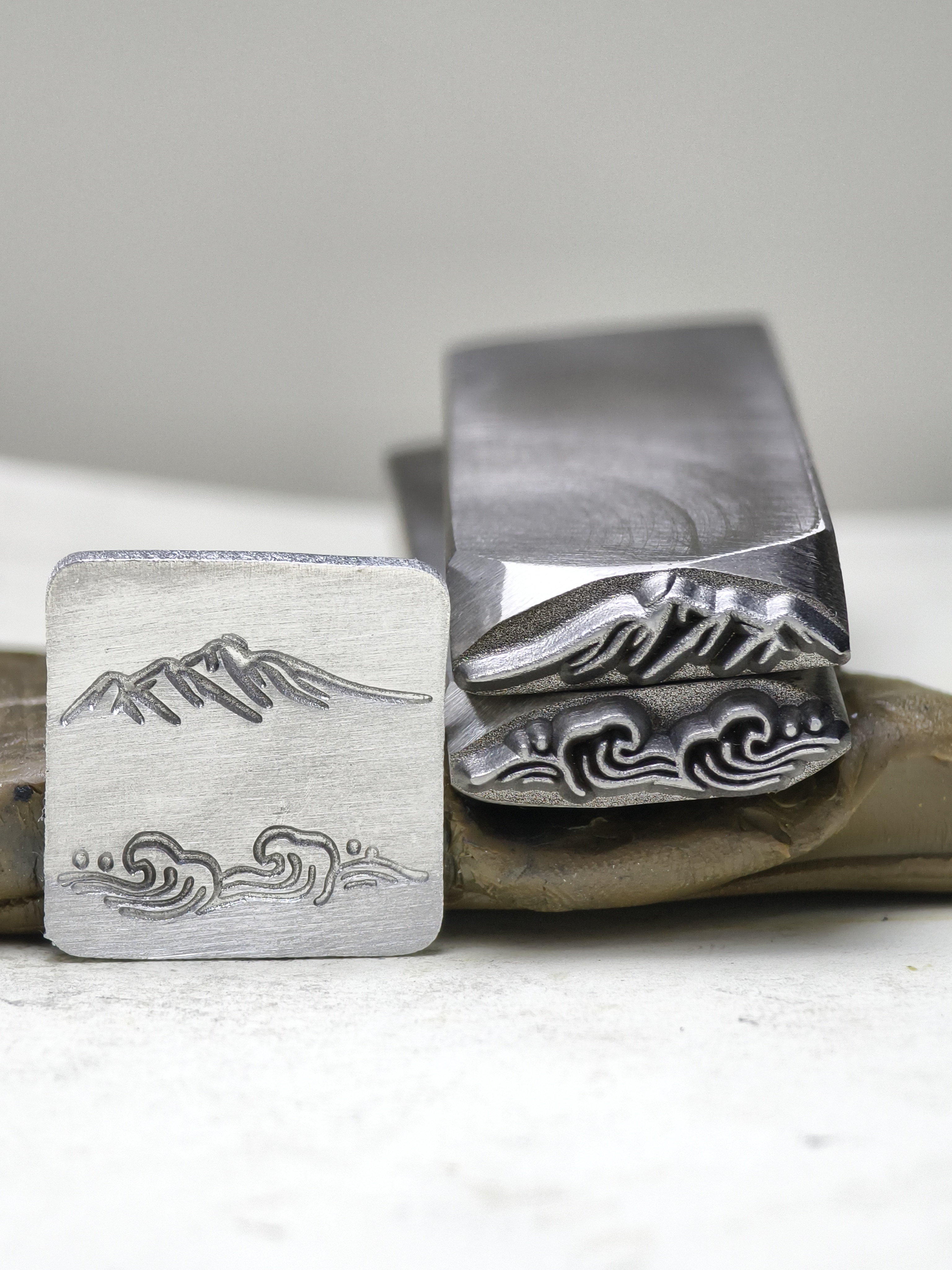 六字箴言六字真言錾刻钢印模具钢手镯戒指Diy皮革陶瓷金银铜錾子