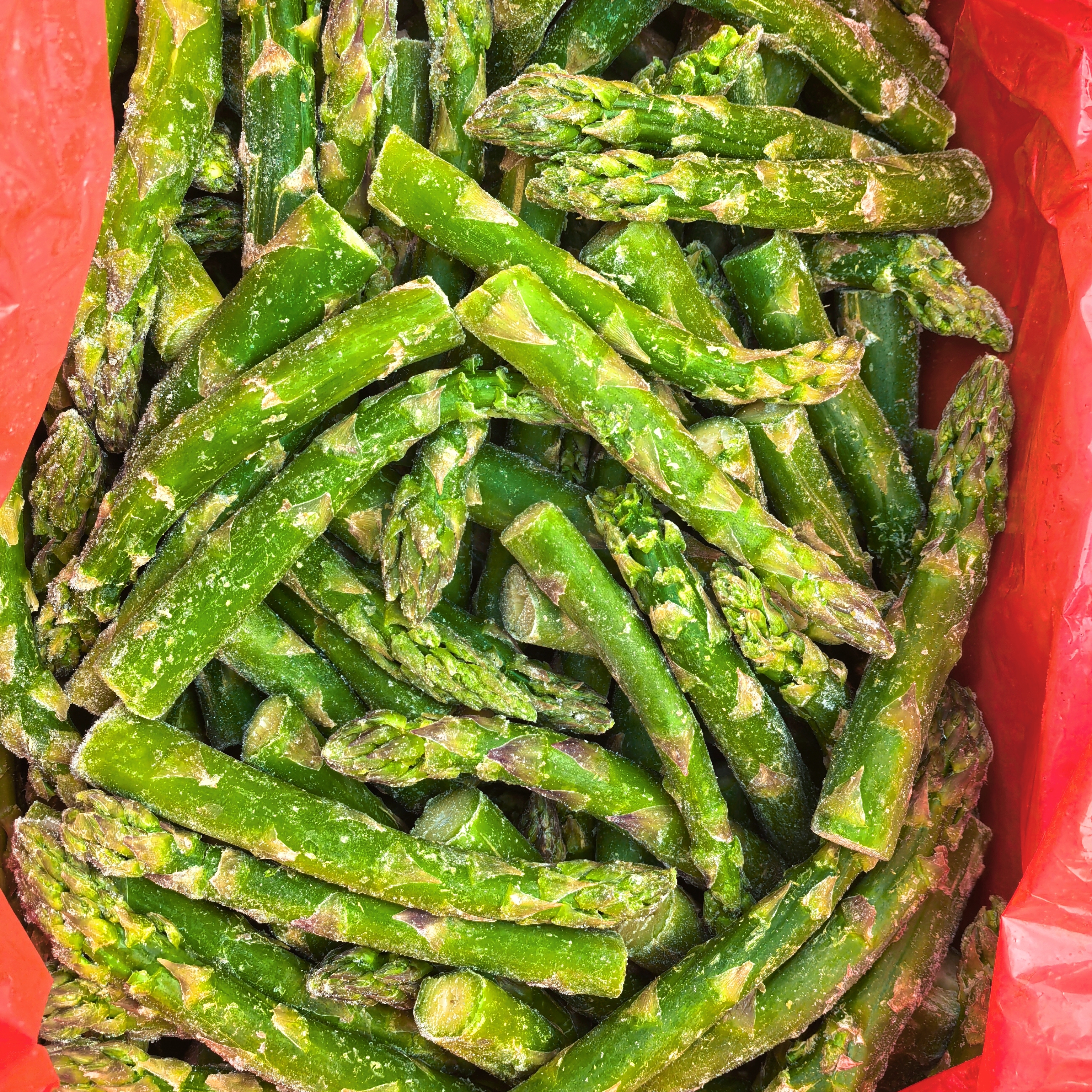 新鲜速冻绿芦笋整棵笋尖免切洗