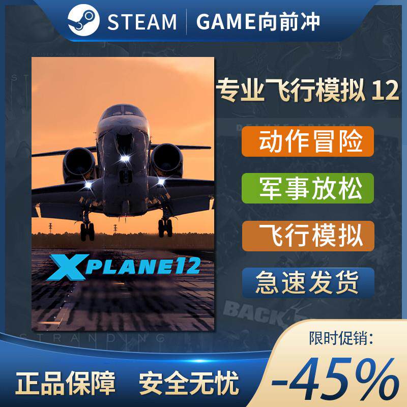 专业飞行模拟 12 X-Plane 12 STEAM正版PC中文 动作冒险 模拟飞行