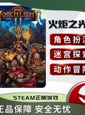 火炬之光2 Torchlight II STEAM正版PC中文 迷宫探索 国区CDKey