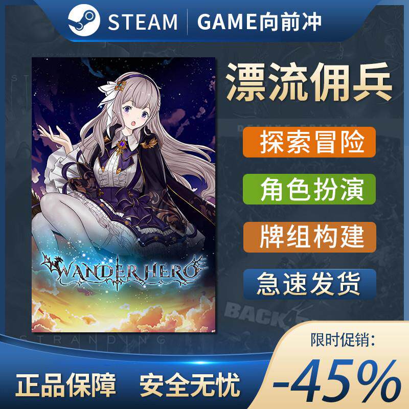漂流佣兵 Wander Hero STEAM正版 PC中文 国区激活码 CDKEY