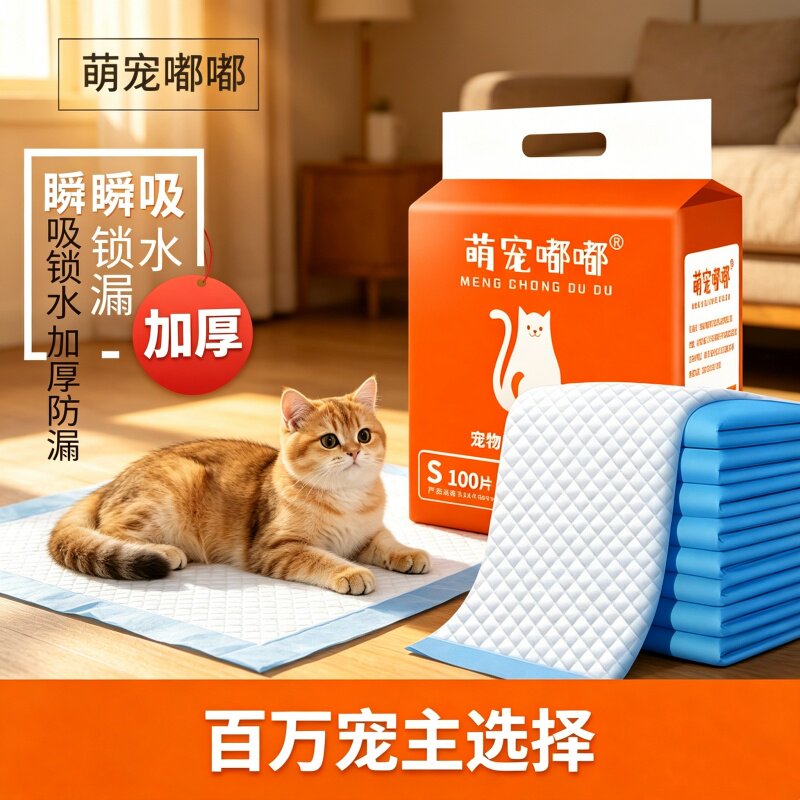 加厚除臭吸水宠物用品尿垫狗狗尿片猫泰迪尿不湿尿布兔隔尿垫通用