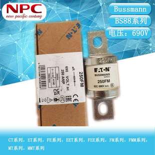 BUSSMANN快速熔断器BS88系列250FM250A690V陶瓷保险丝