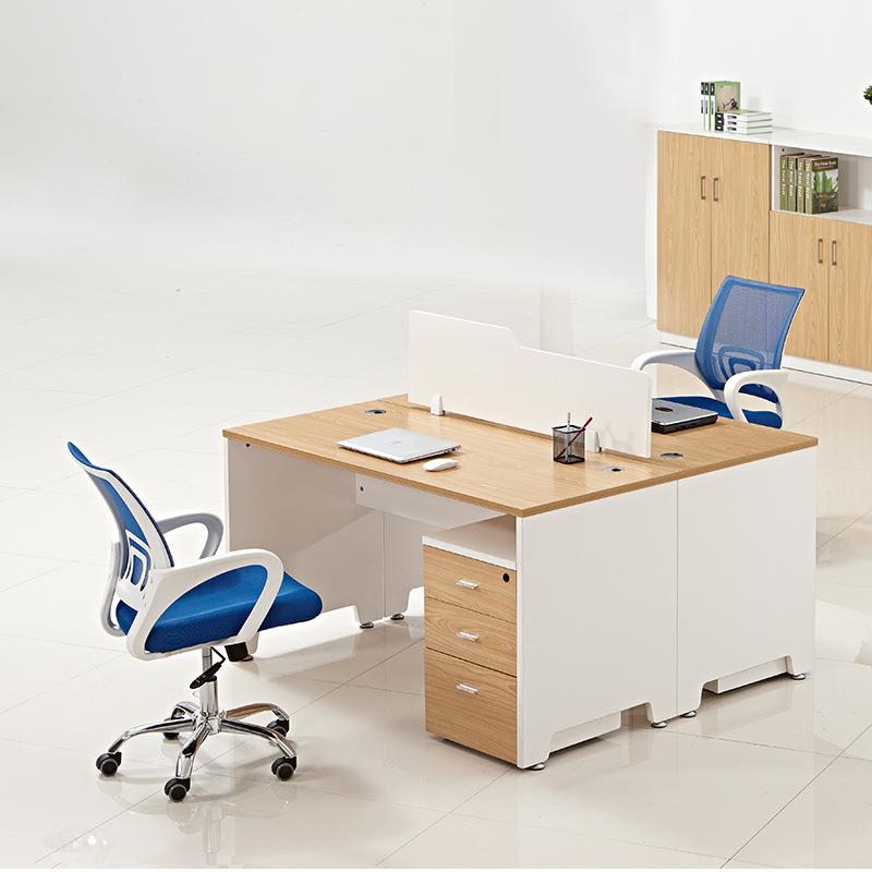 职员办公桌员工电脑桌椅组合2人/6人4人屏风工作位卡座书桌