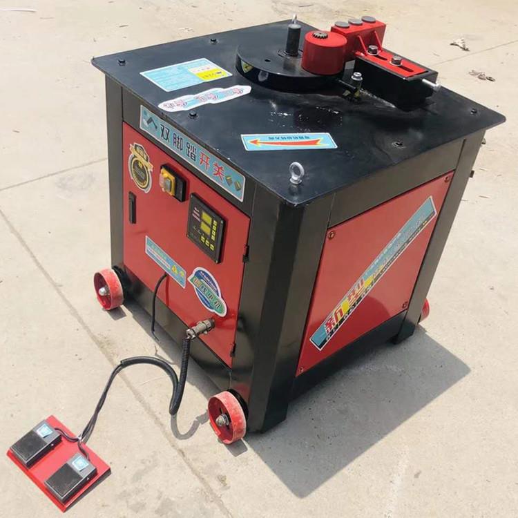 GF20数控钢筋弯箍机建筑工地钢筋弯箍机圆钢自动弯圆机