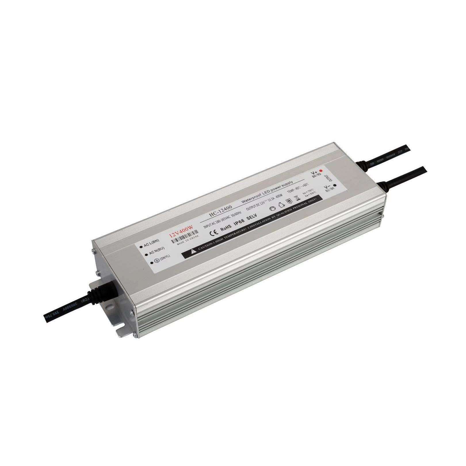 IP68防水开关电源12V/24V400W恒压电源