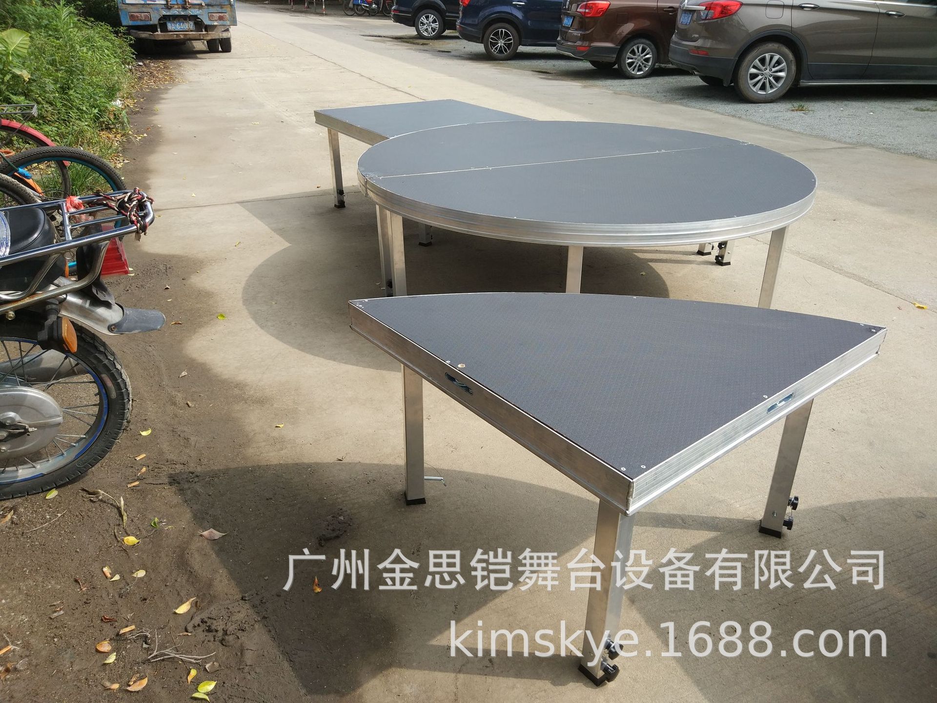 婚庆圆形婚庆舞台架小型活动铝合金拼装圆舞台演出舞台厂家批发