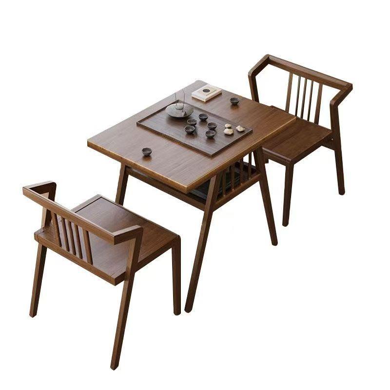 阳台茶桌桌椅组合洽谈休闲三件套家用实木喝茶小型小户型红茶简约