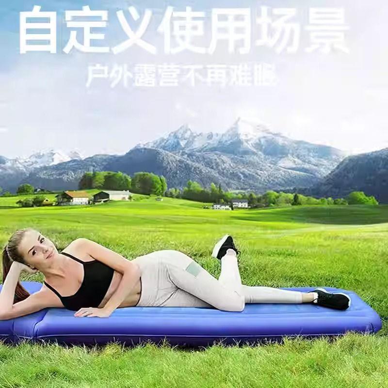 户外睡垫气垫充气床垫户睡垫单人床垫家用旅游便携出行床单人露营