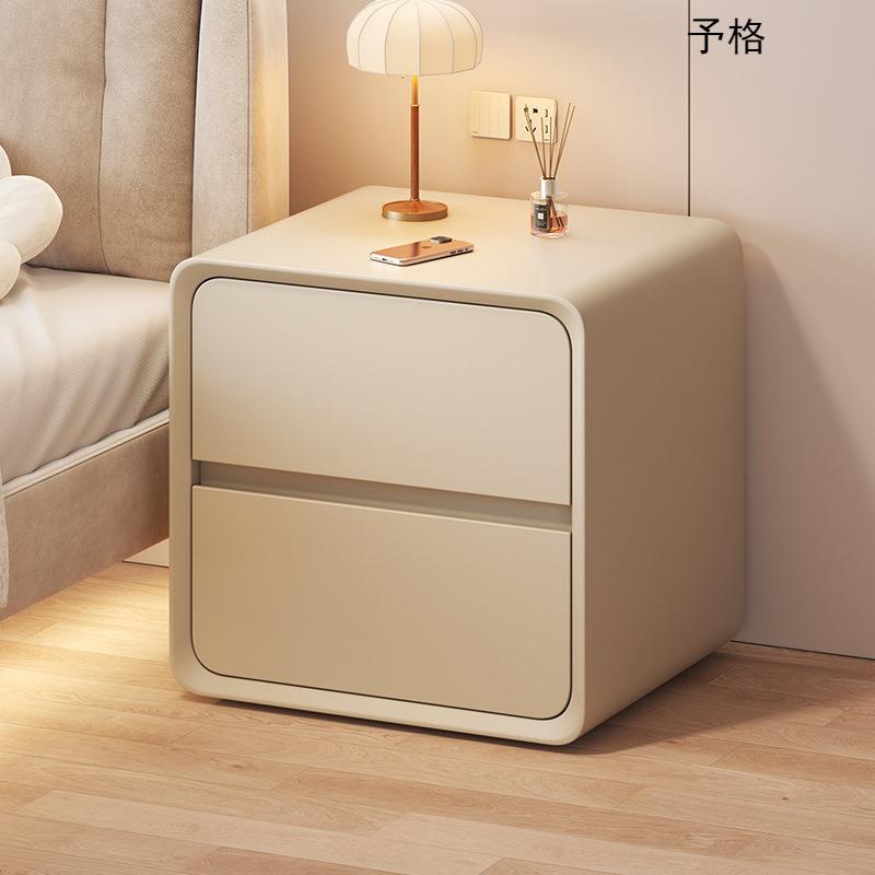 床头柜小型现代简约极窄床边柜奶油风超窄2023新款迷你夹缝置物架