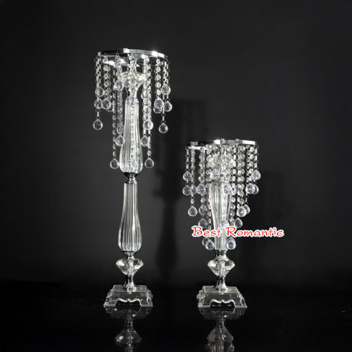 热销款婚庆用品婚礼中心主桌装饰花器花托摆件亚克力花架装饰用品