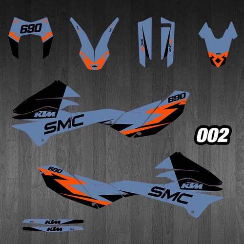 越野摩托贴纸适配KTM12-18690SMC-R车贴贴膜贴画RK