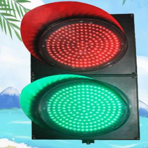 镜头清晰PC外壳电压100-277VAC的400mm满屏交通红绿2灯